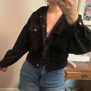Black corduroy jacket